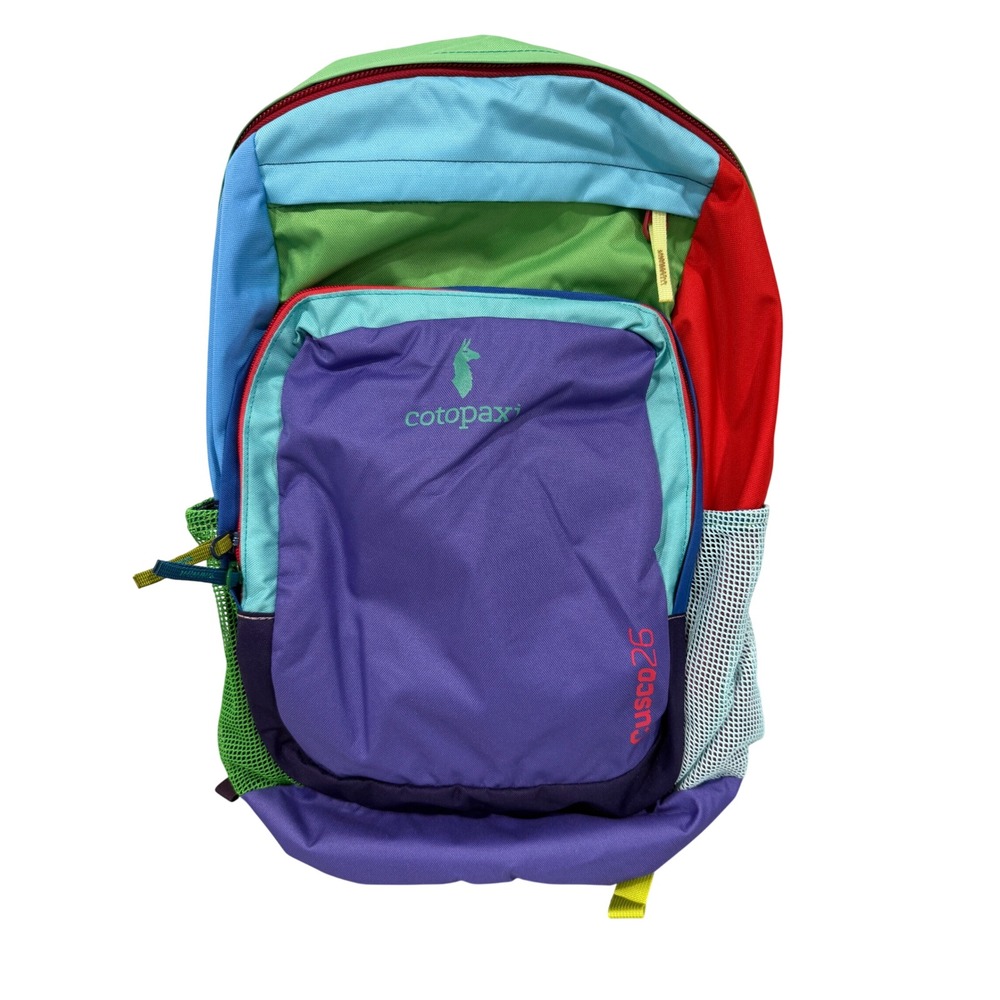 Cotopaxi Cusco 26L Del Dia Backpack Multi Color Patchwork Laptop Daypack